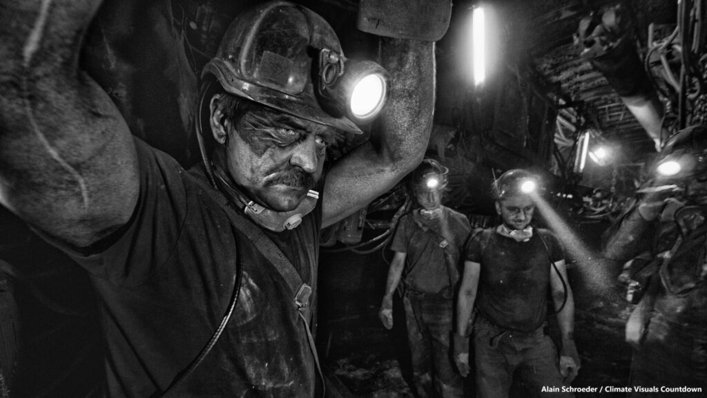 Miners at the Pniówek coal mine, 40 km south-west of Katowice, the capital of Silesia. The region contains numerous active coal mines guaranteeing the supply of coal from which Poland draws 80% of its energy. Job security, good salaries, early retirement and, in many cases, family tradition make this an attractive occupation, but the profession is in an inexorable decline as many of the mines are not profitable. Poland, one of the largest producers of coal in Europe, is also one of the most polluted countries. The EU recommendation of carbon neutrality by 2050 seems out of reach.,Miners at the Pniówek coal mine, 40Â km south-west of Katowice, the capital of Silesia. The region contains numerous active coal mines guaranteeing the supply of coal from which Poland draws 80% of its energy. Job security, good salaries, early retirement and, in many cases, family tradition make this an attractive occupation, but the profession is in an inexorable decline as many of the mines are not profitable., Poland, one of the largest producers of coal in Europe, is also one of the most polluted countries. The EU recommendation of carbon neutrality by 2050 seems out of reach.