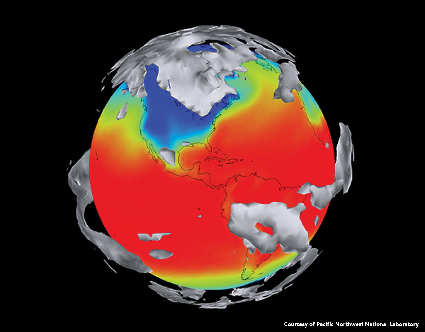 Scientists use the Community Climate System Model to increase their understanding of the world’s climate patterns and learn how they may affect regions around the globe.