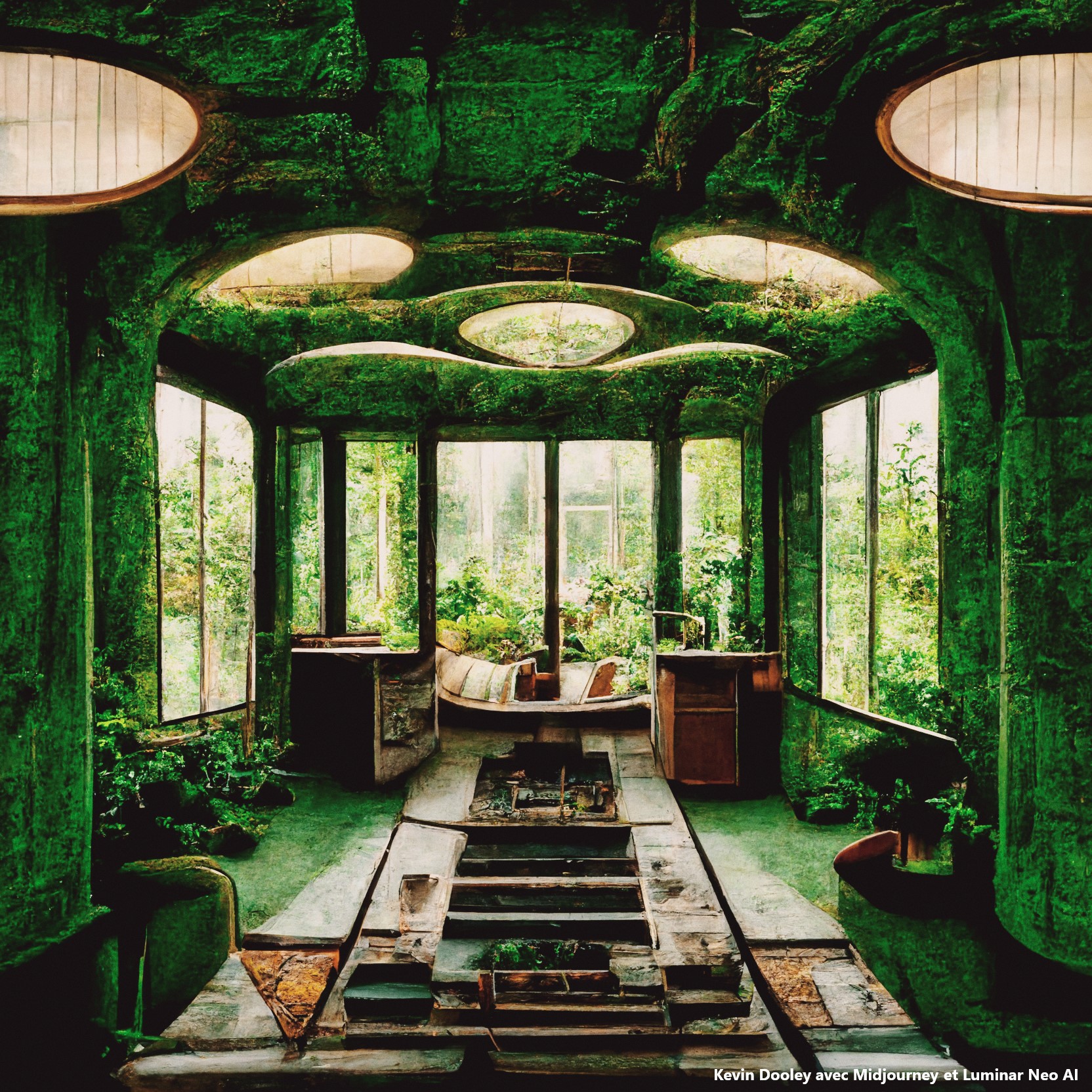 Solarpunk - Kevin Dooley avec Midjourney et Luminar Neo AI, CC by 2.0
