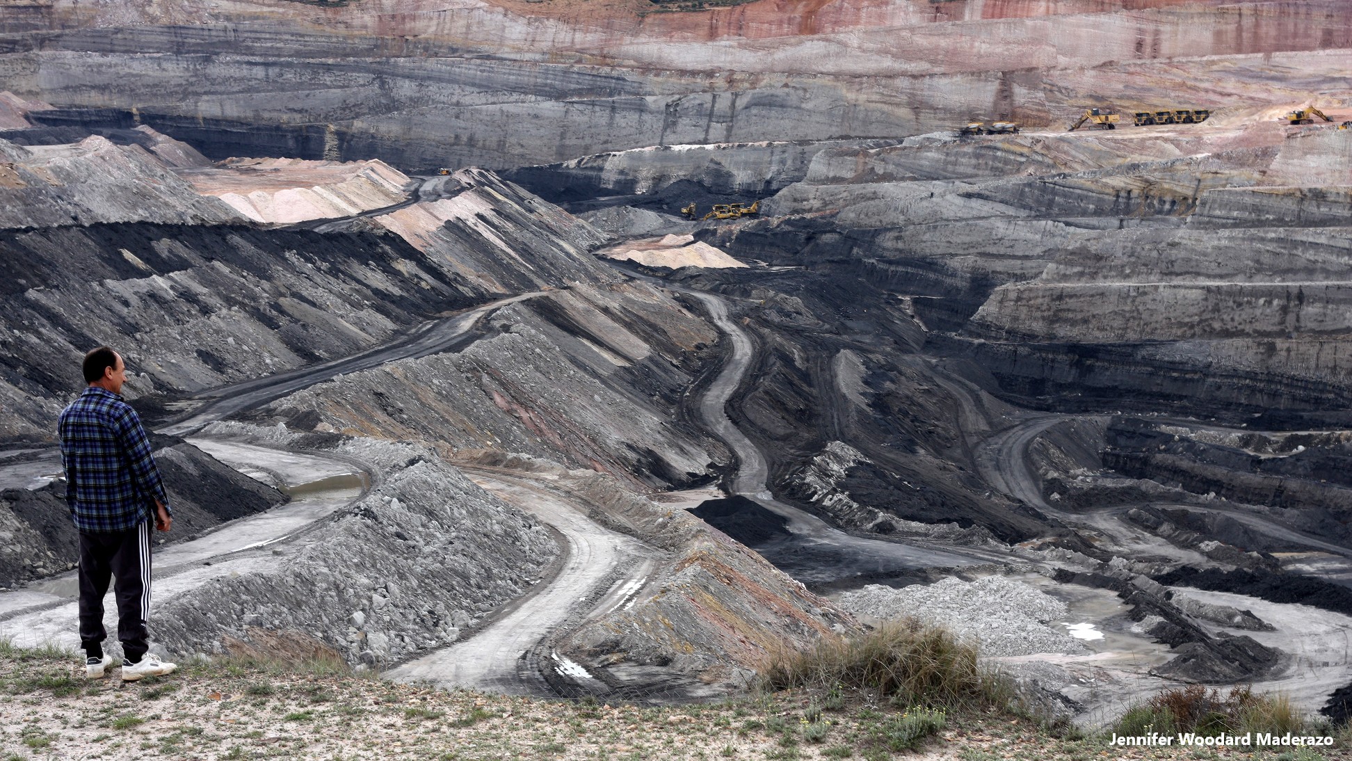 Mine de charbon en Espagne